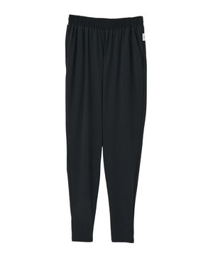 【Julier】【定番】Ecocoギャザーパンツ/エコ・UVカット・吸汗速乾・ハイストレッチ・ホットヨガ対応 詳細画像 ブラック 2