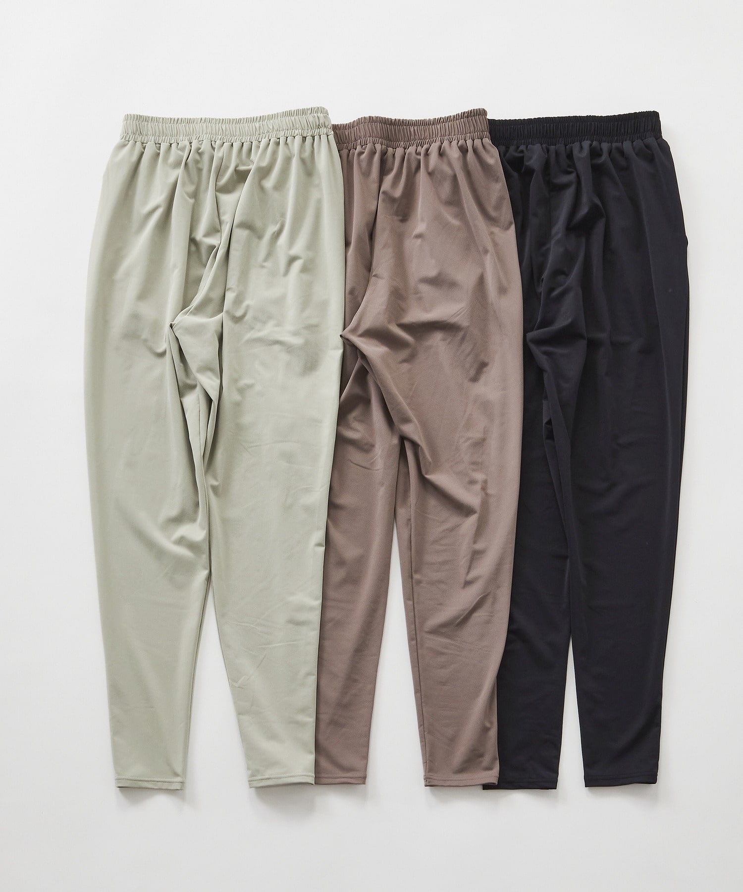 【Julier】【定番】Ecocoギャザーパンツ/エコ・UVカット・吸汗速乾・ハイストレッチ・ホットヨガ対応 詳細画像 グレイッシュベージュ 5