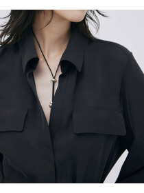 【unbilanc】ストームシャツワンピース 詳細画像 スミクロ 3