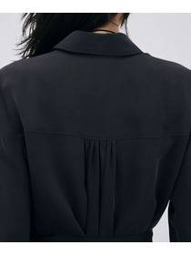 【unbilanc】ストームシャツワンピース 詳細画像 スミクロ 5