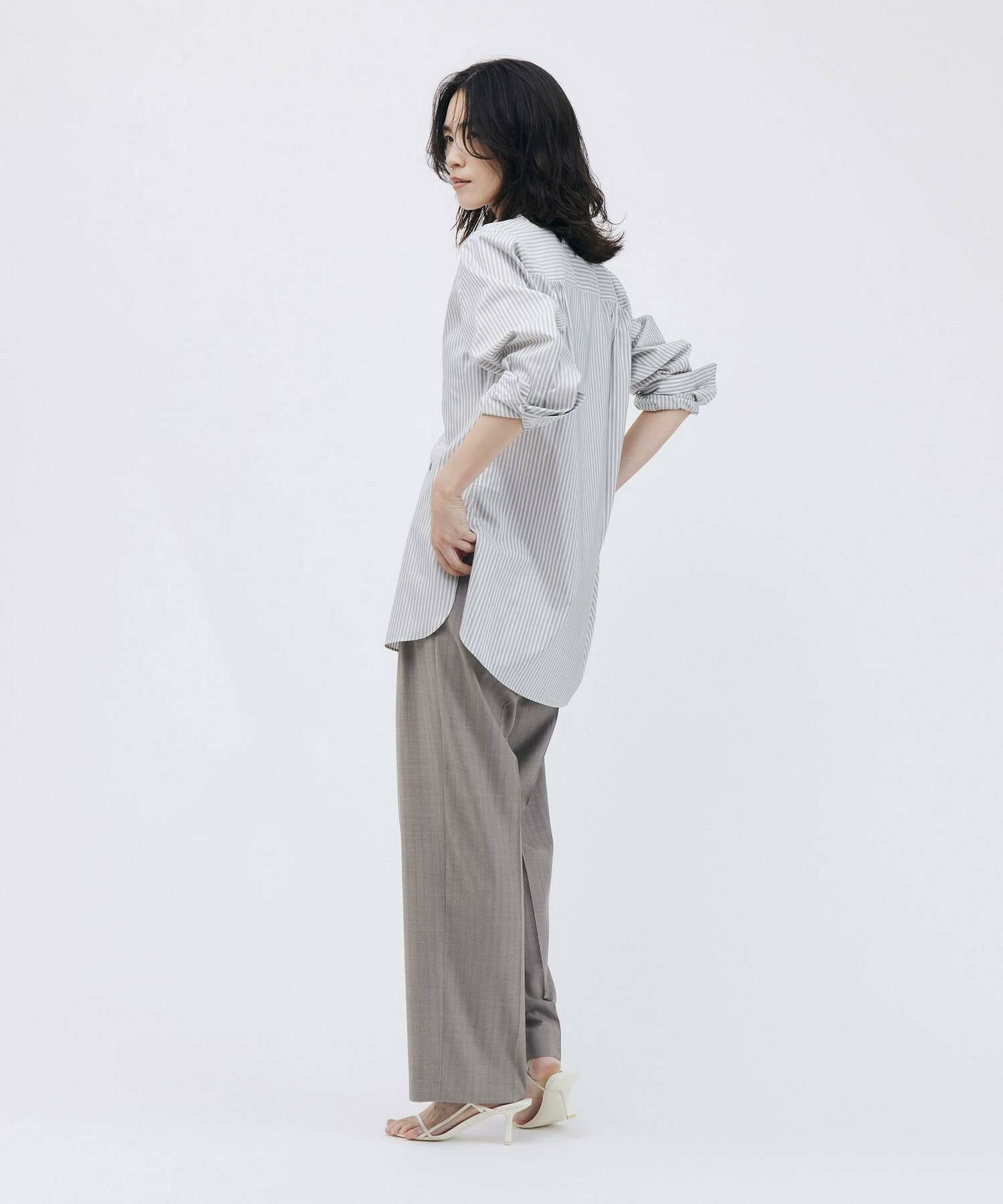 【unbilanc】レスターシャツ 詳細画像 グレー系その他 4