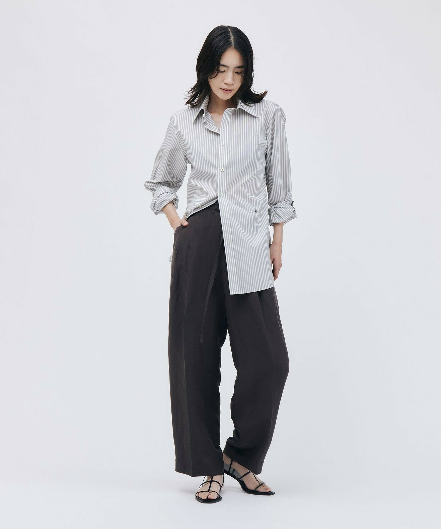 【unbilanc】レスターシャツ 詳細画像 グレー系その他 6