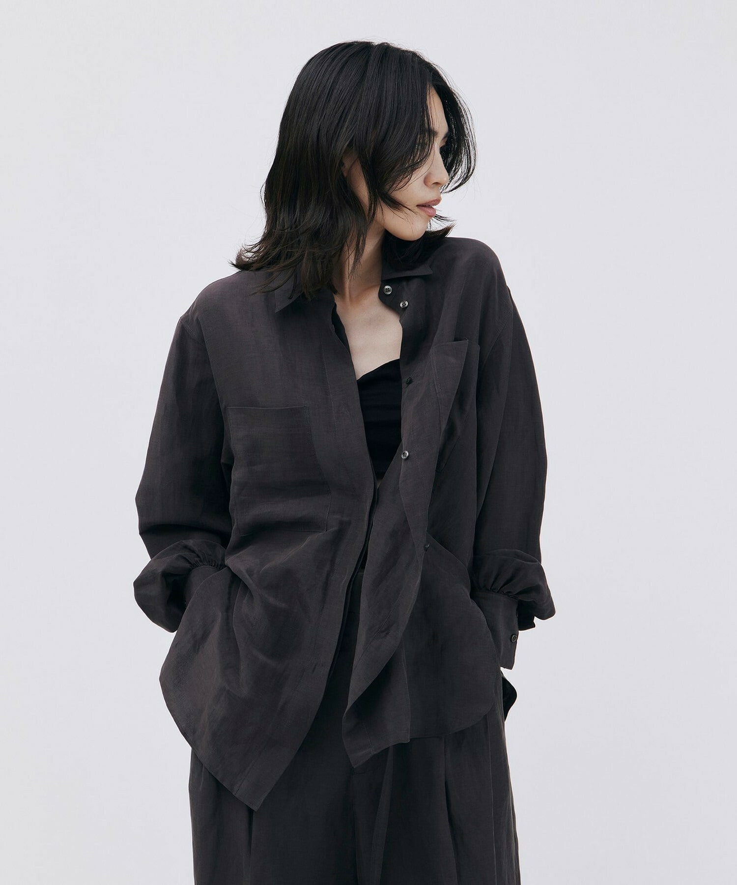 【unbilanc】フォードシャツ 詳細画像 ブラウン 1