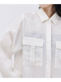 【unbilanc】カッスルシャツ 詳細画像 ベージュ 8