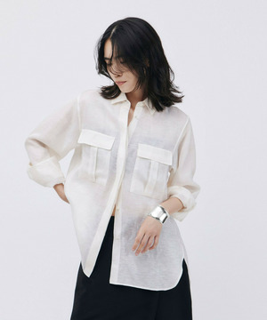 【unbilanc】カッスルシャツ 詳細画像 アイボリー 1