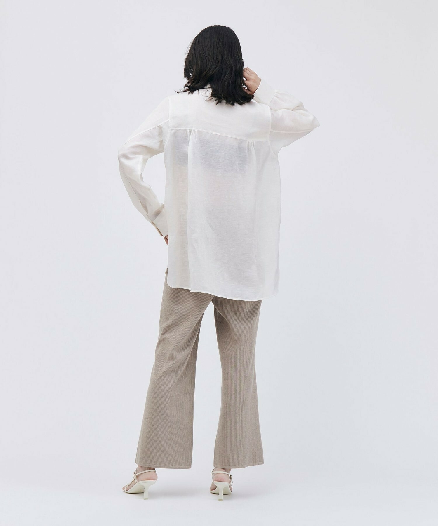 【unbilanc】カッスルシャツ 詳細画像 ベージュ 11