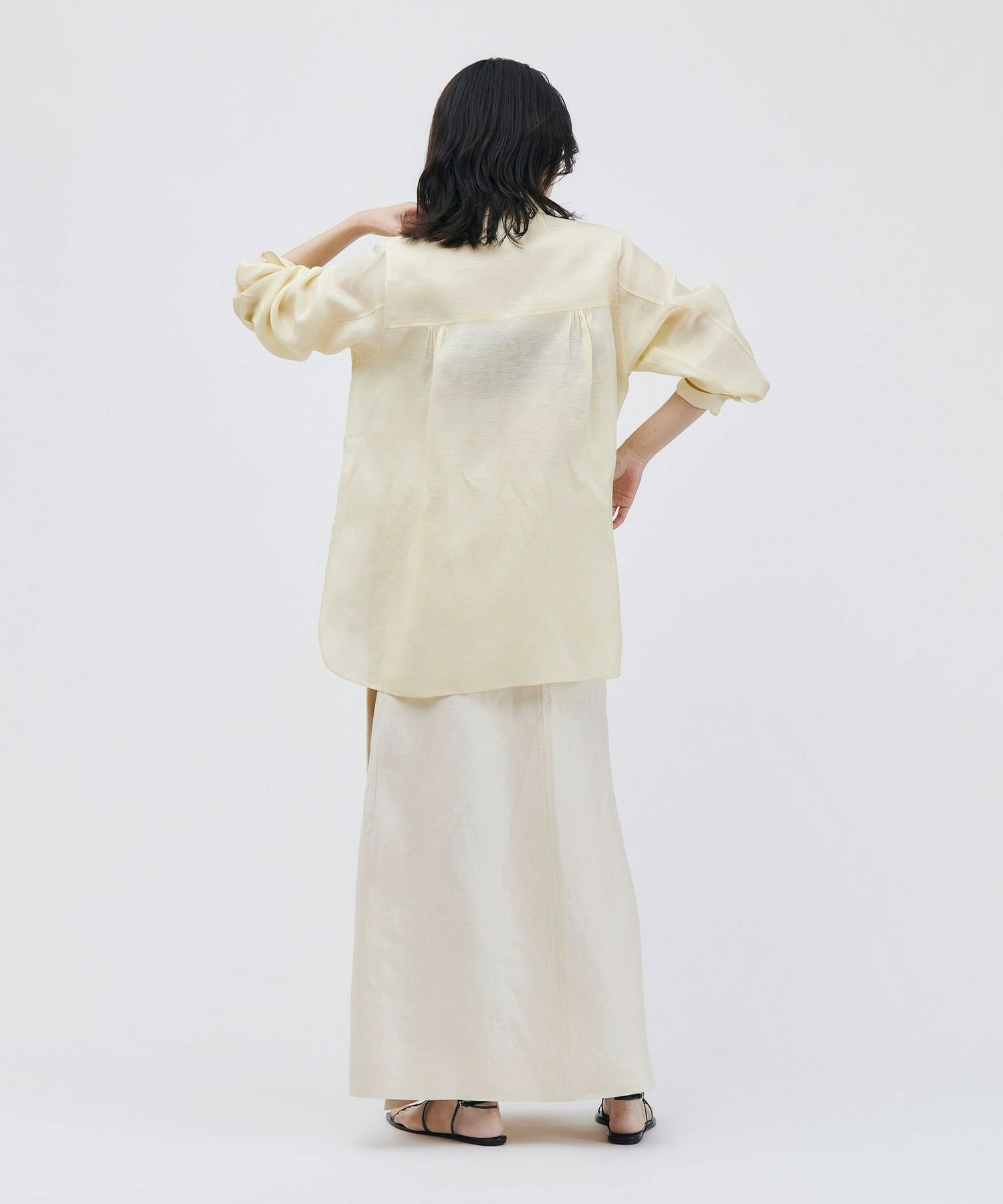 【unbilanc】カッスルシャツ 詳細画像 ベージュ 14