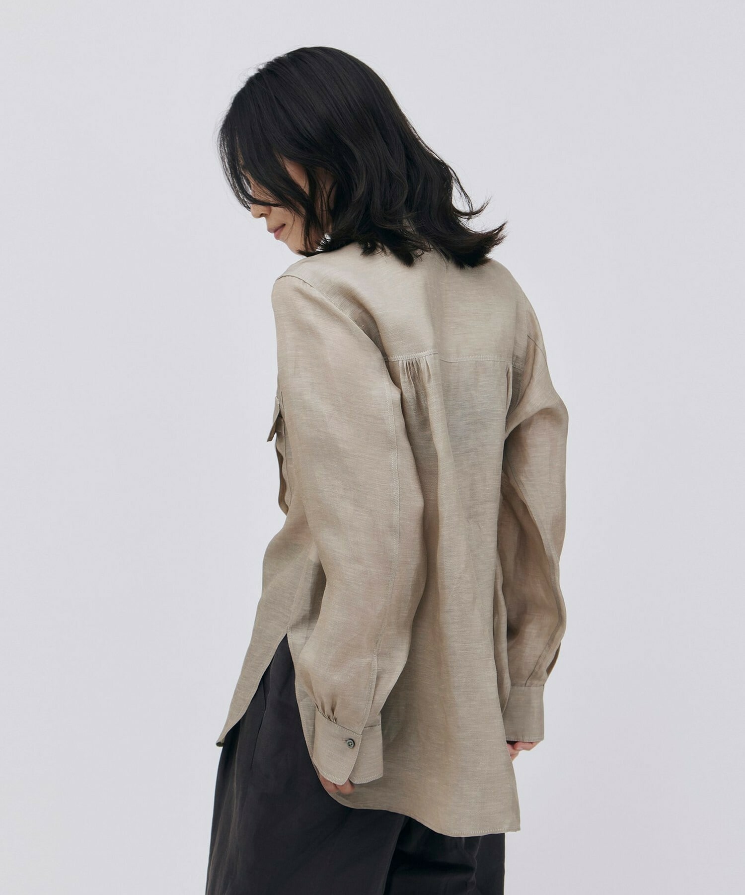 【unbilanc】カッスルシャツ 詳細画像 ベージュ 20