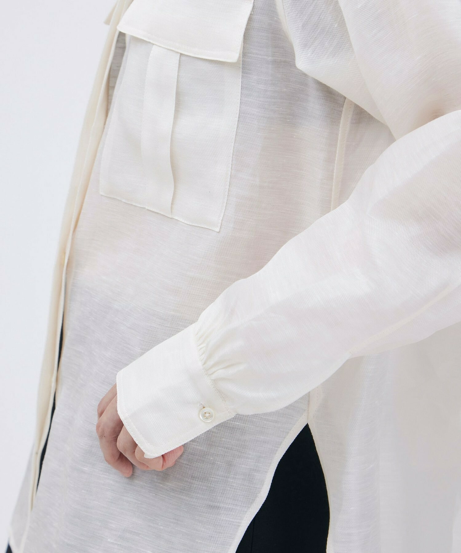 【unbilanc】カッスルシャツ 詳細画像 ベージュ 6