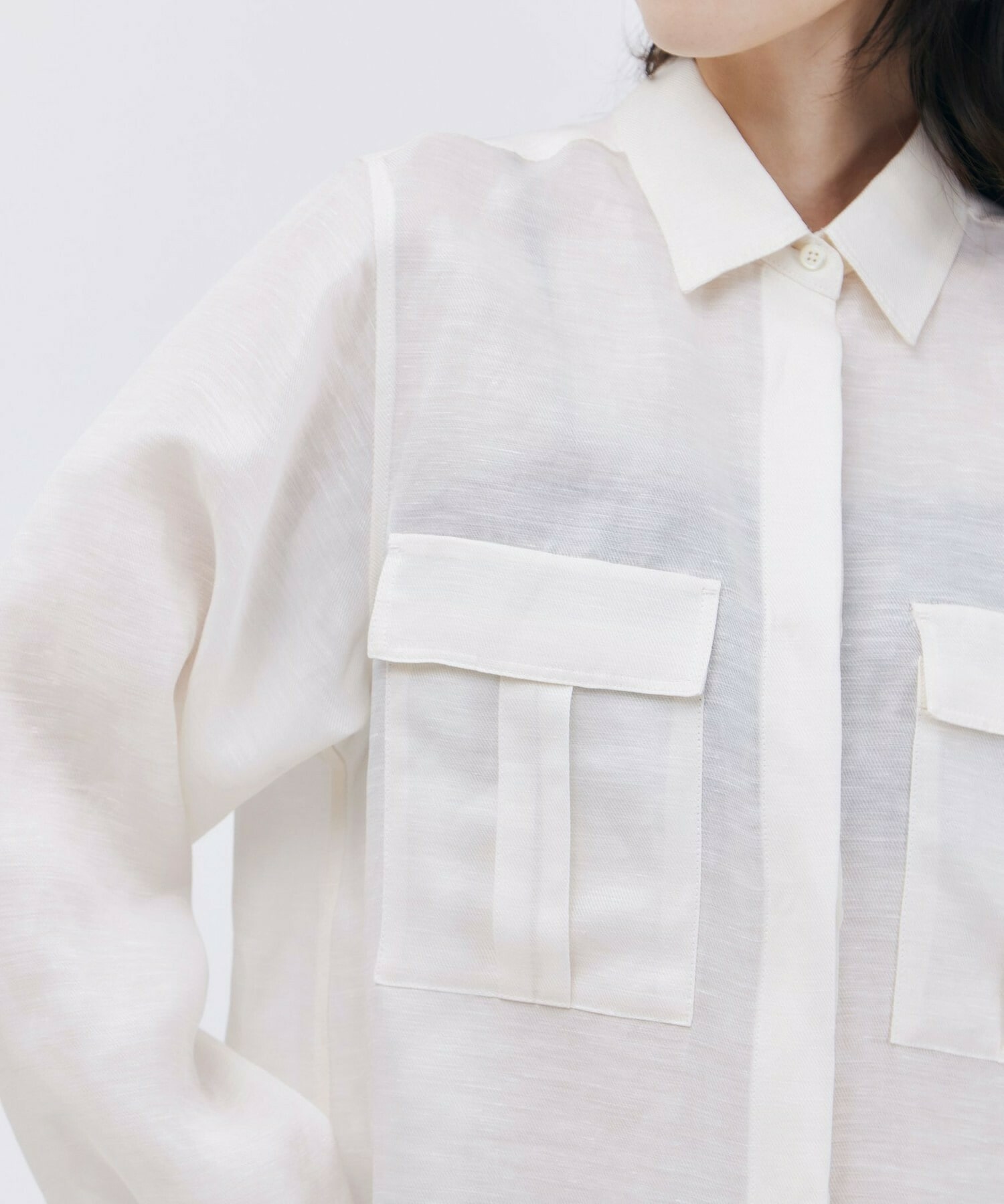 【unbilanc】カッスルシャツ 詳細画像 ベージュ 8