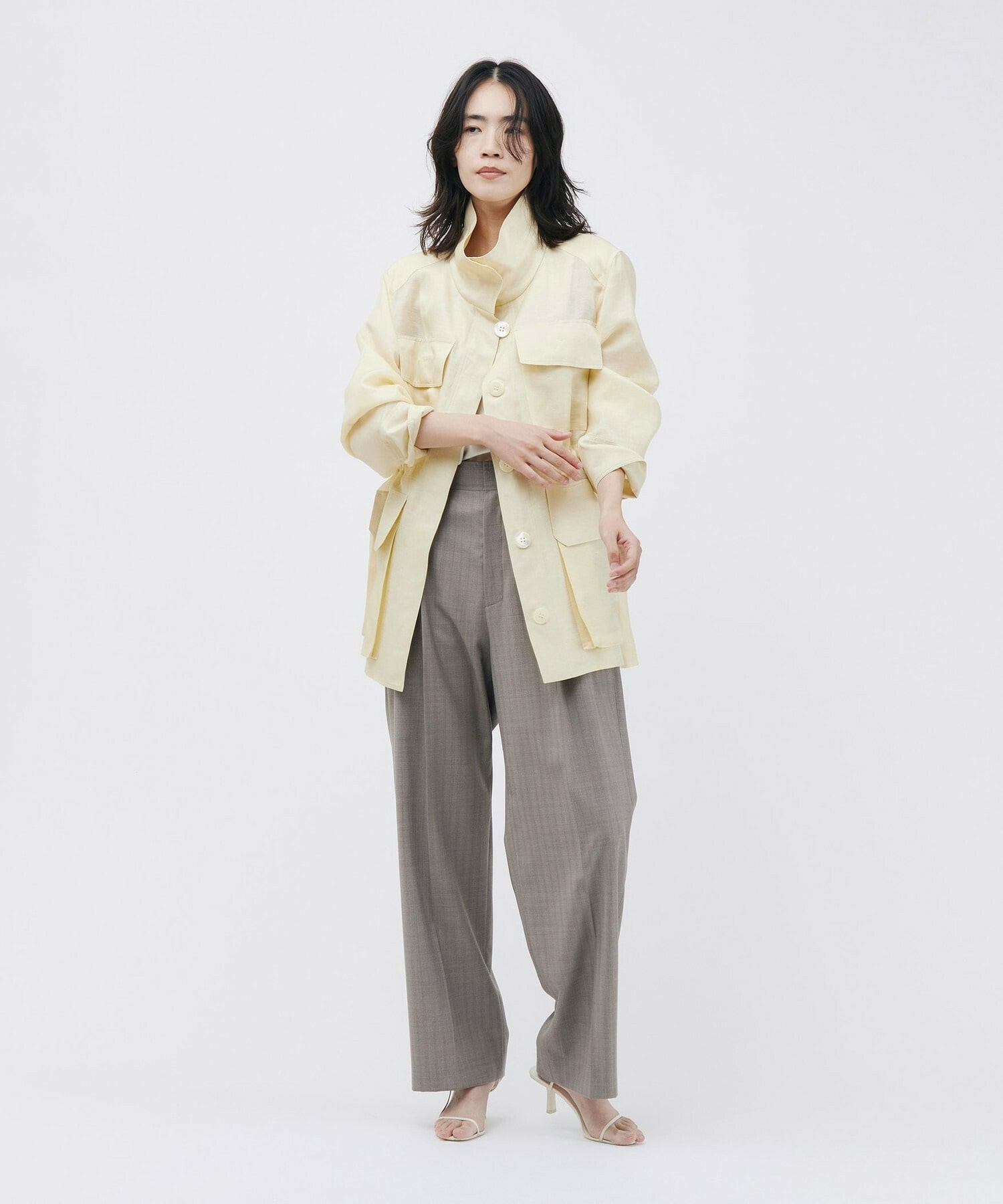 【unbilanc】バラムトラウザー 詳細画像 ベージュ 13