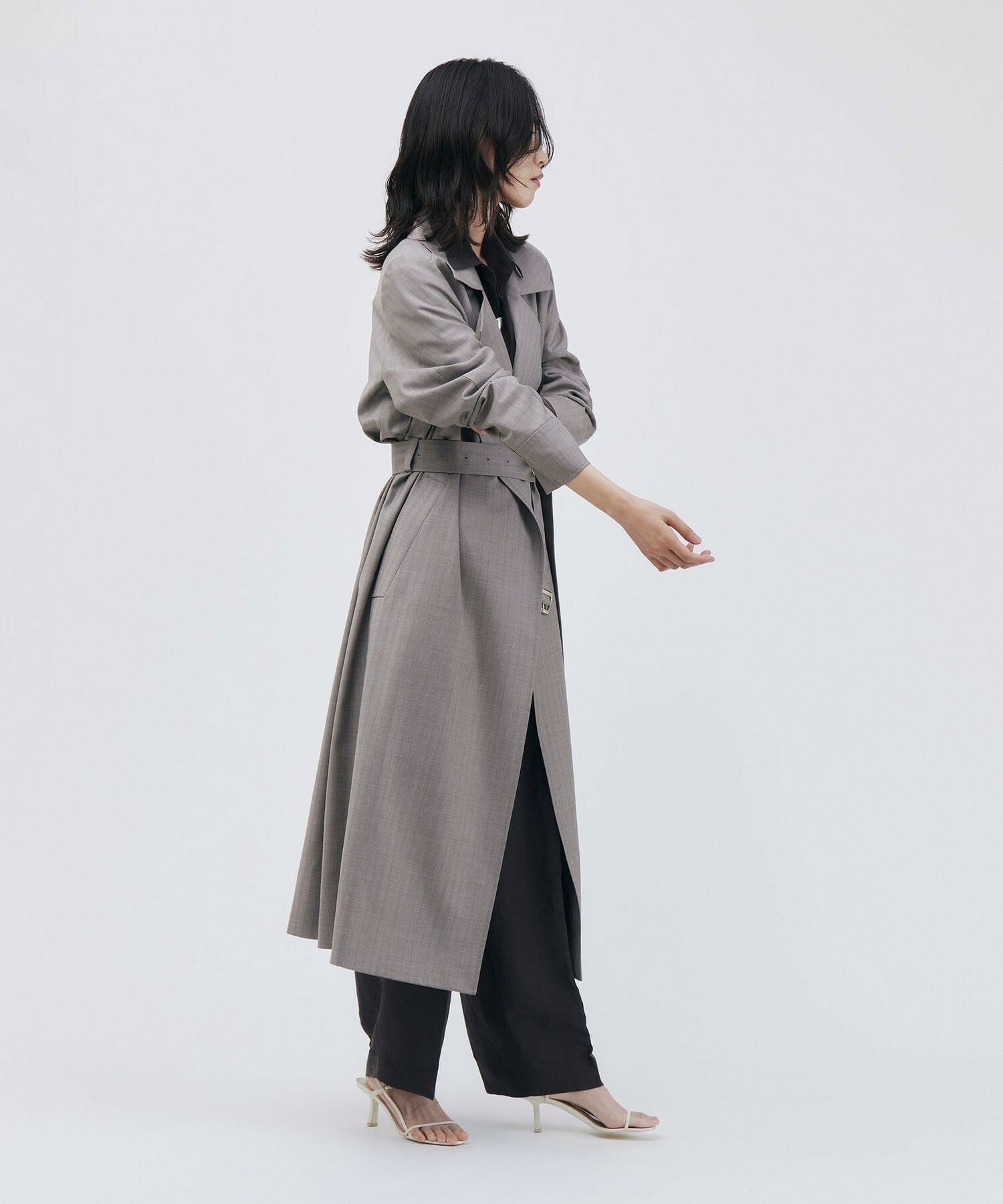 【unbilanc】フォードワイドパンツ 詳細画像 ブラウン 24