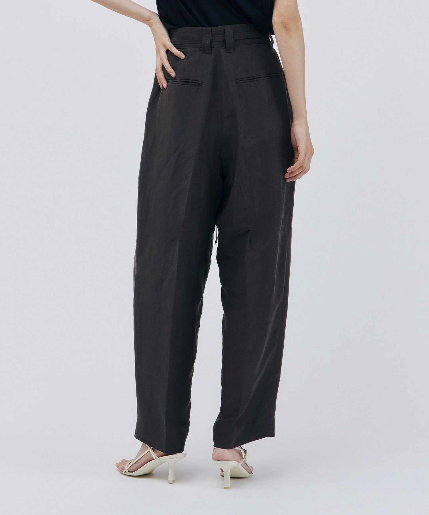 【unbilanc】フォードワイドパンツ 詳細画像 ブラウン 5