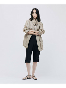 【unbilanc】ストークカプリパンツ 詳細画像 ブラック 10