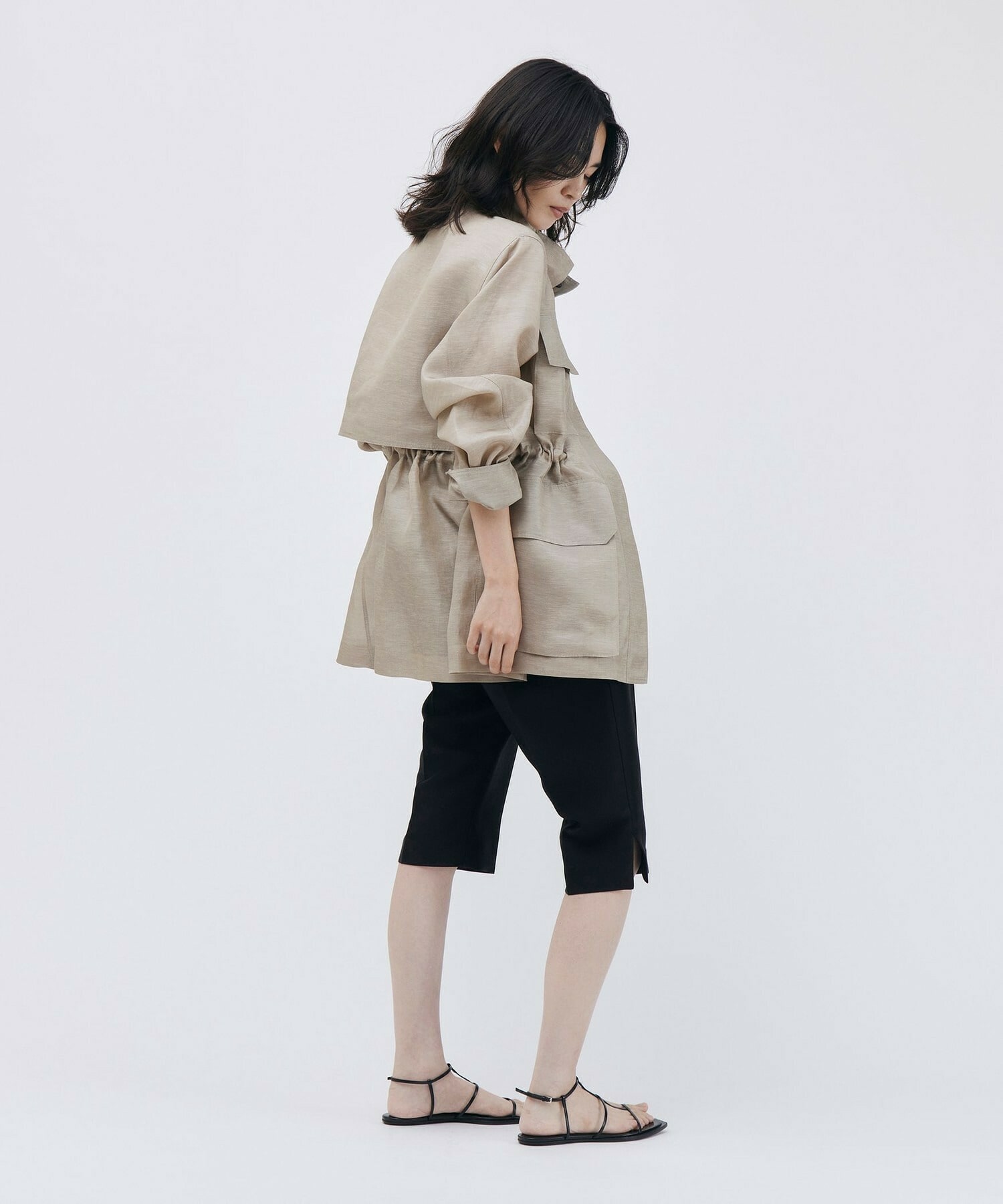 【unbilanc】ストークカプリパンツ 詳細画像 ブラック 11