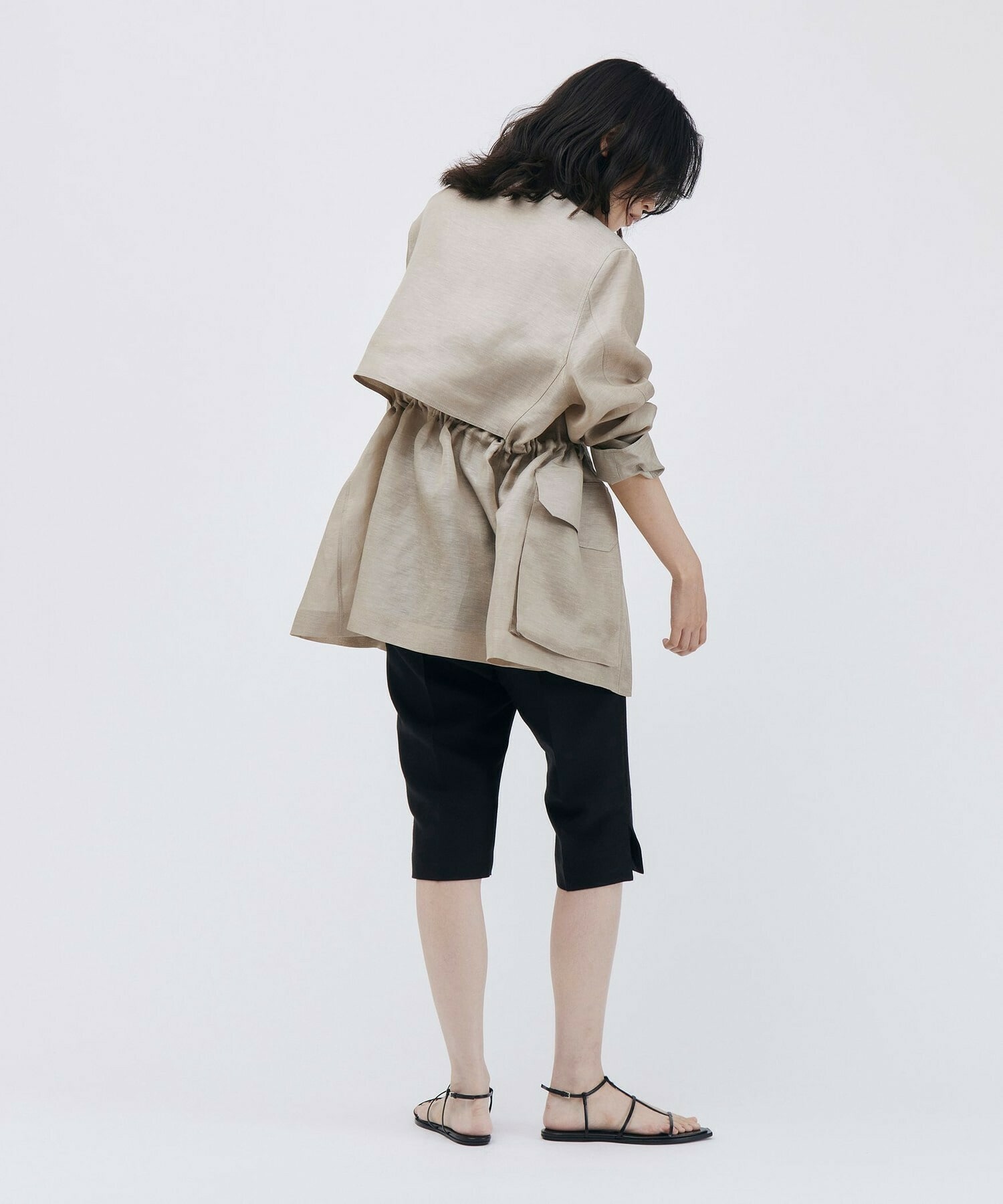 【unbilanc】ストークカプリパンツ 詳細画像 ブラック 12