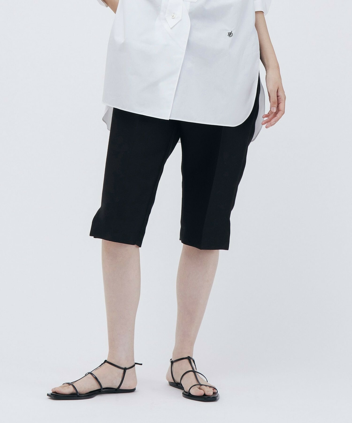 【unbilanc】ストークカプリパンツ 詳細画像 ブラック 6