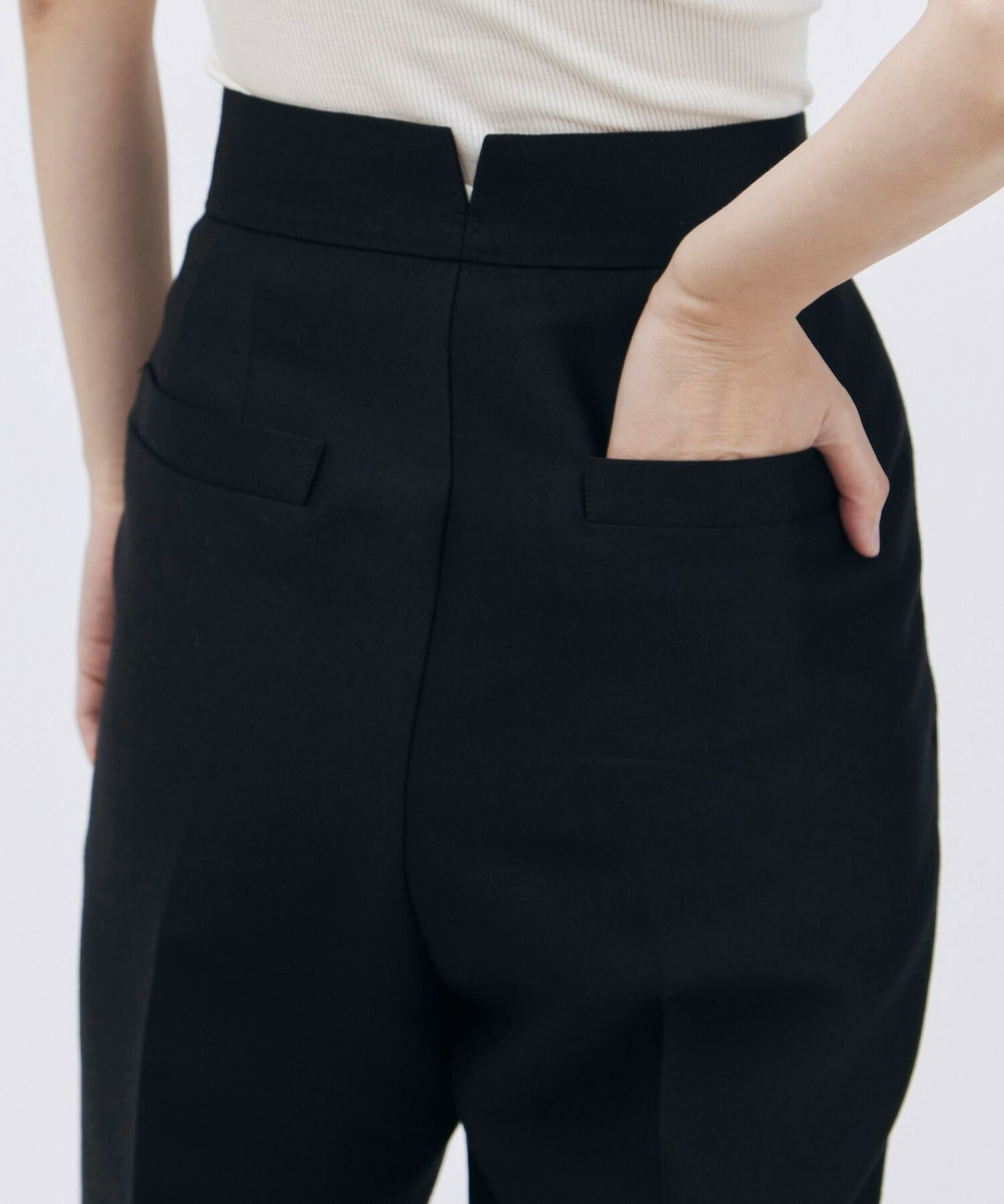【unbilanc】ストークカプリパンツ 詳細画像 ブラック 9