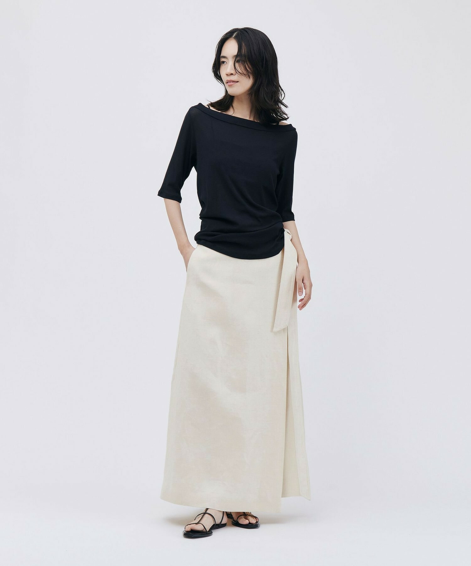 【unbilanc】ブライトンラップスカート 詳細画像 キナリ 14