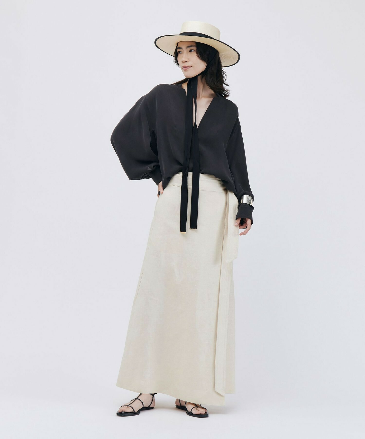 【unbilanc】ブライトンラップスカート 詳細画像 キナリ 16