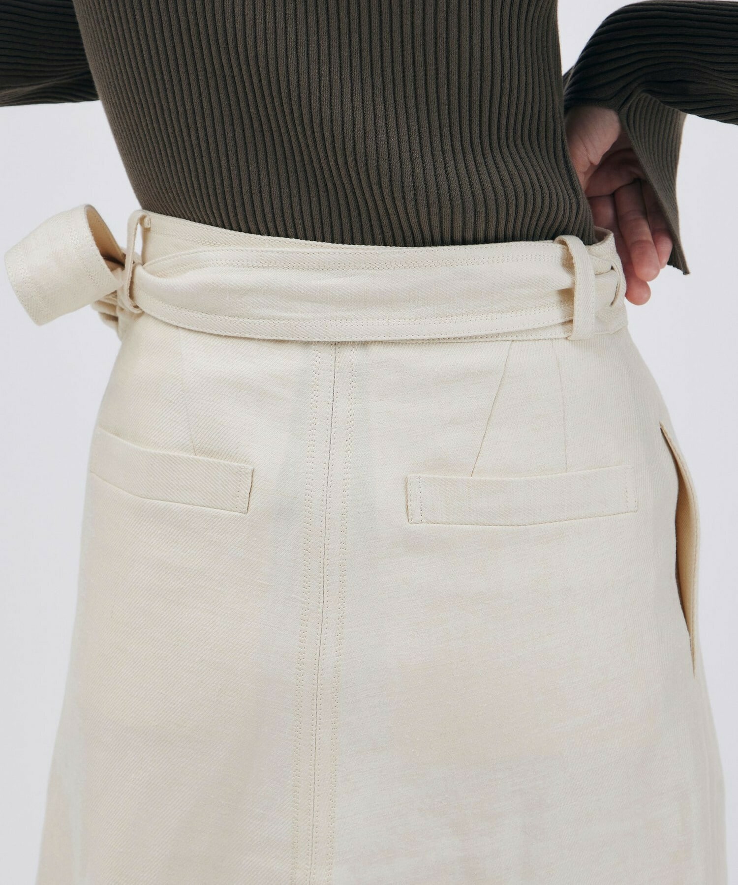 【unbilanc】ブライトンラップスカート 詳細画像 キナリ 7