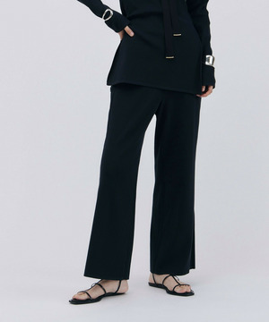 【unbilanc】トルクニットパンツ 詳細画像 ダークネイビー 1