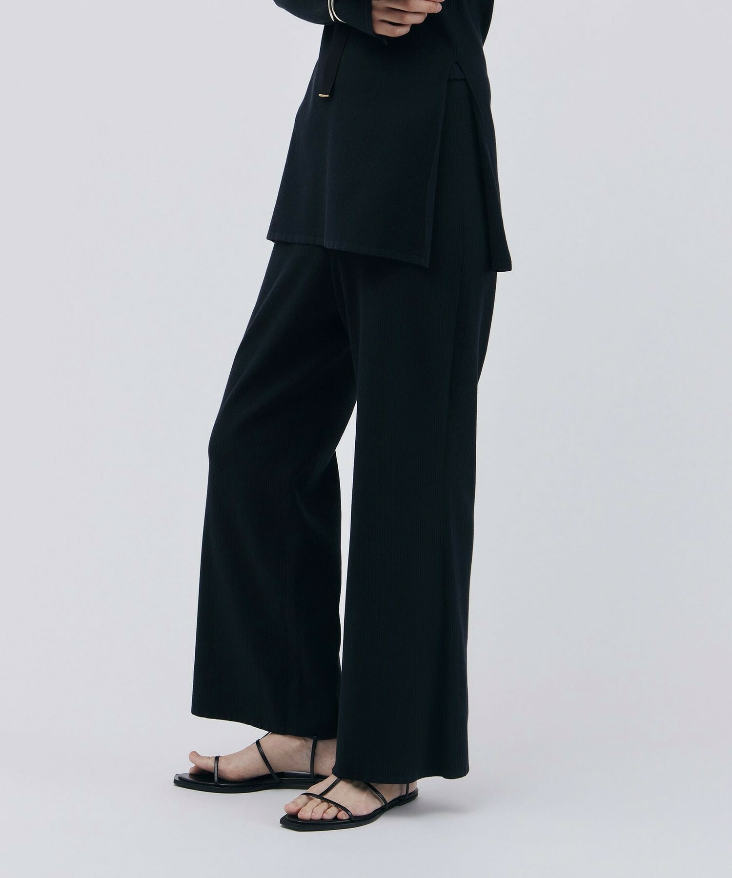 【unbilanc】トルクニットパンツ 詳細画像 ダークネイビー 16