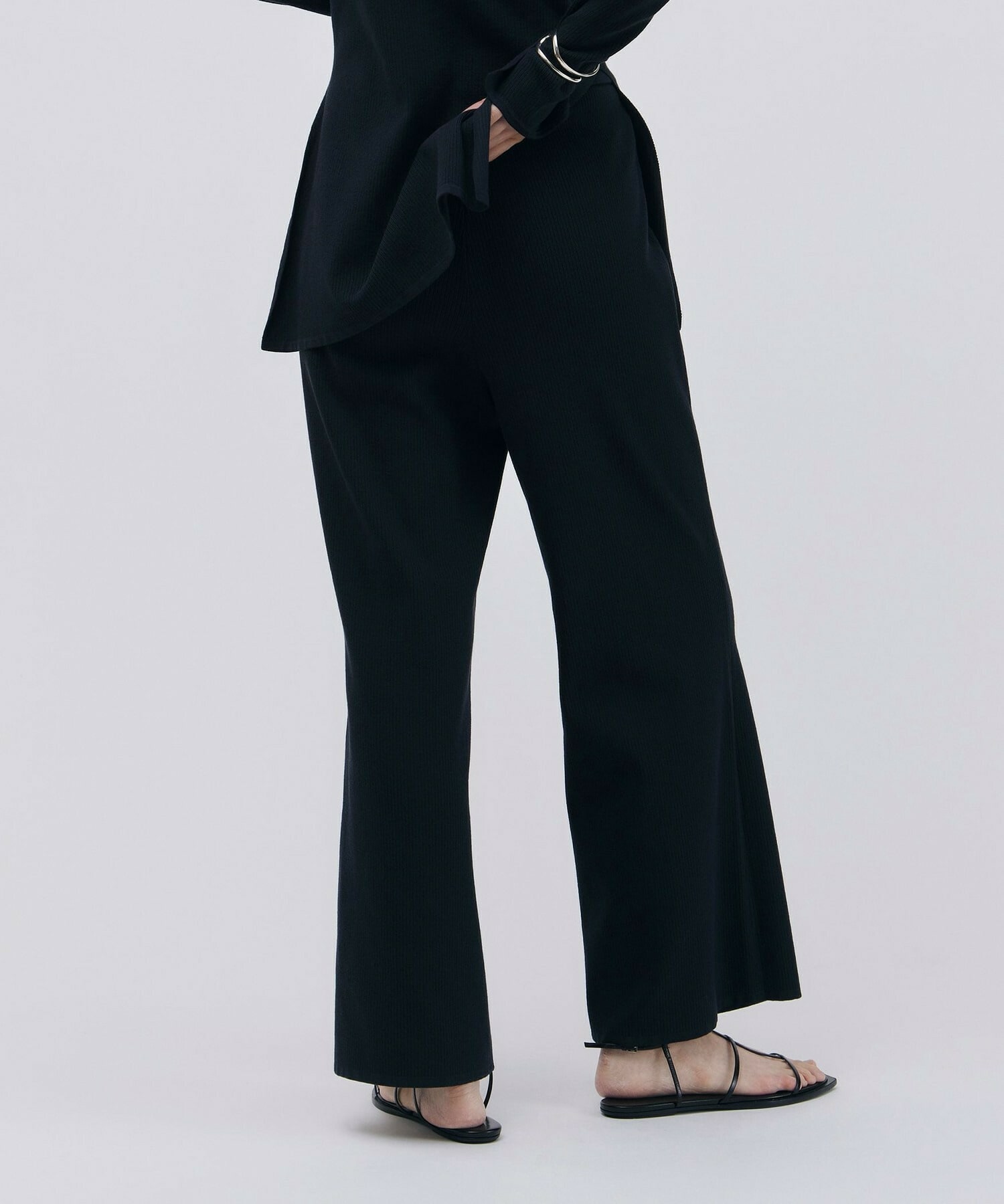 【unbilanc】トルクニットパンツ 詳細画像 ダークネイビー 17