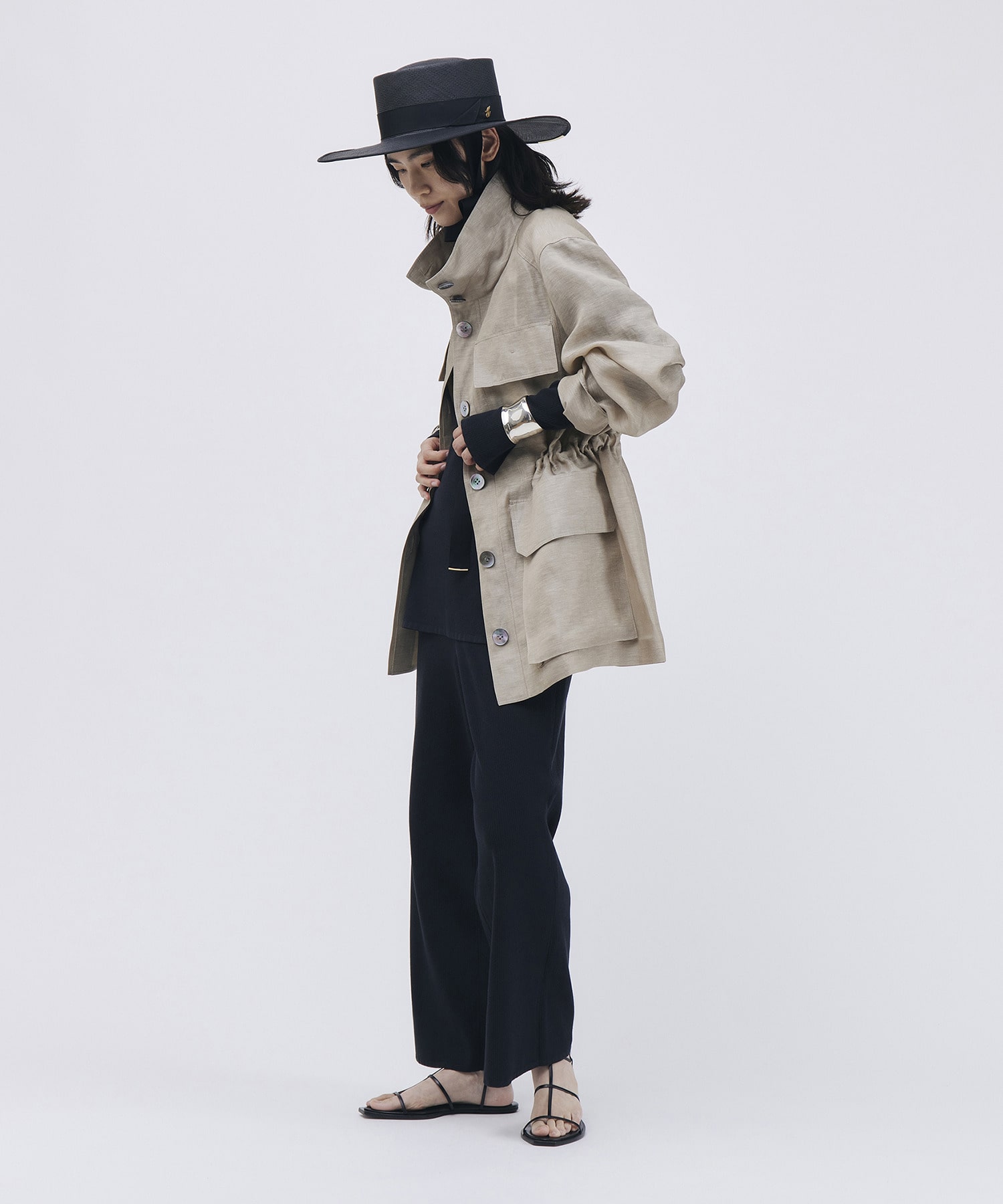 【unbilanc】トルクニットパンツ 詳細画像 ダークネイビー 19