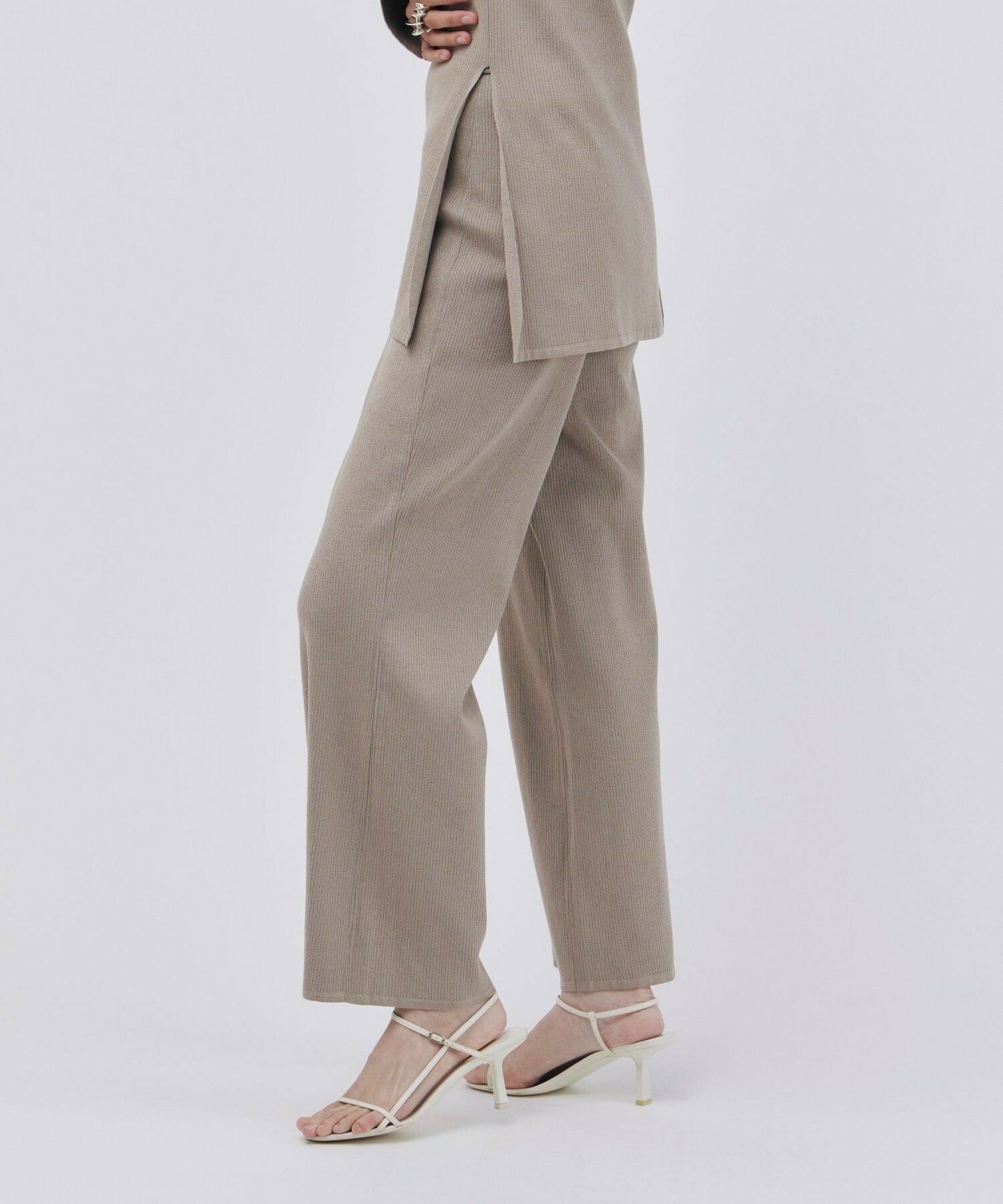 【unbilanc】トルクニットパンツ 詳細画像 ダークネイビー 5