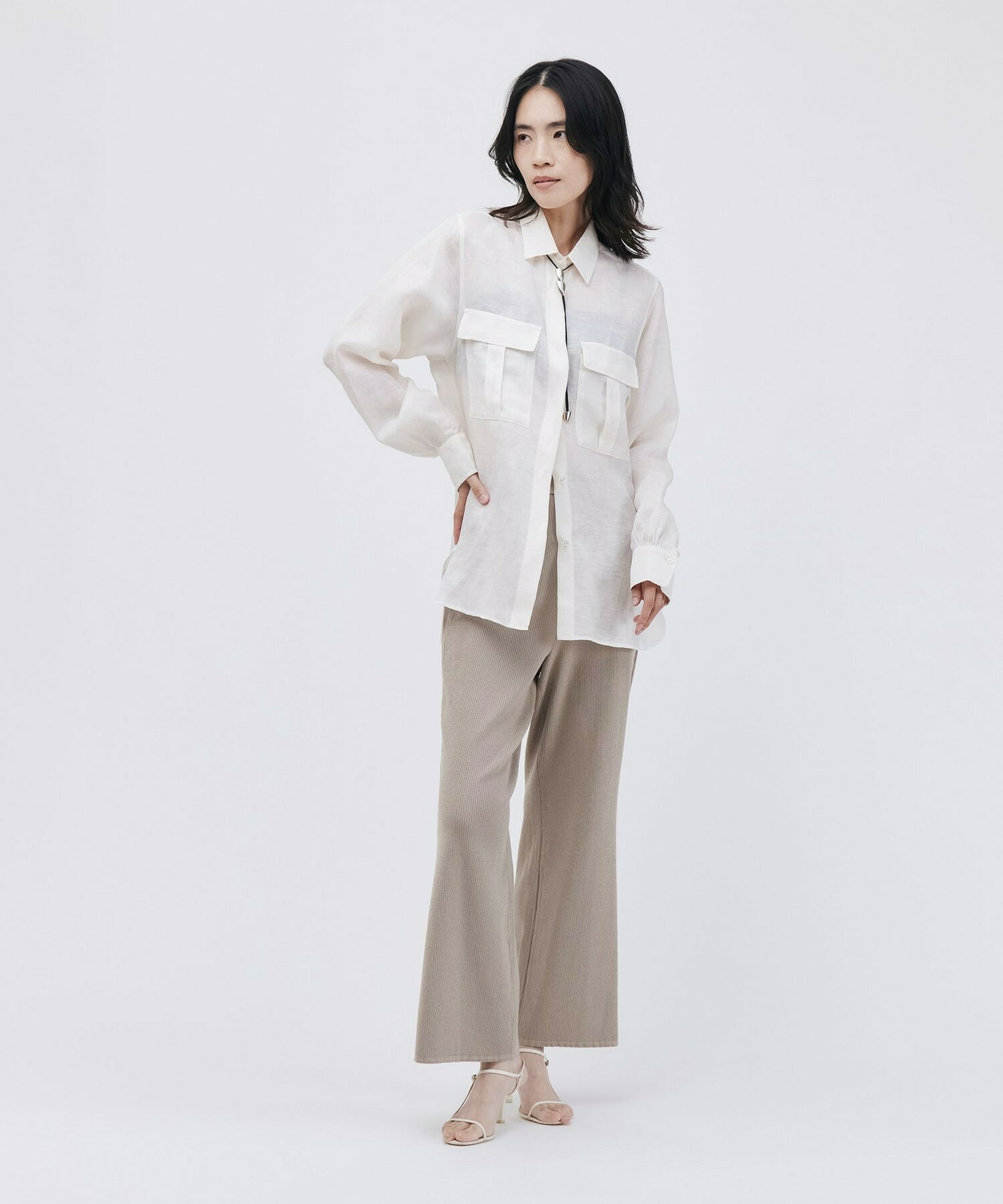 【unbilanc】トルクニットパンツ 詳細画像 ダークネイビー 7