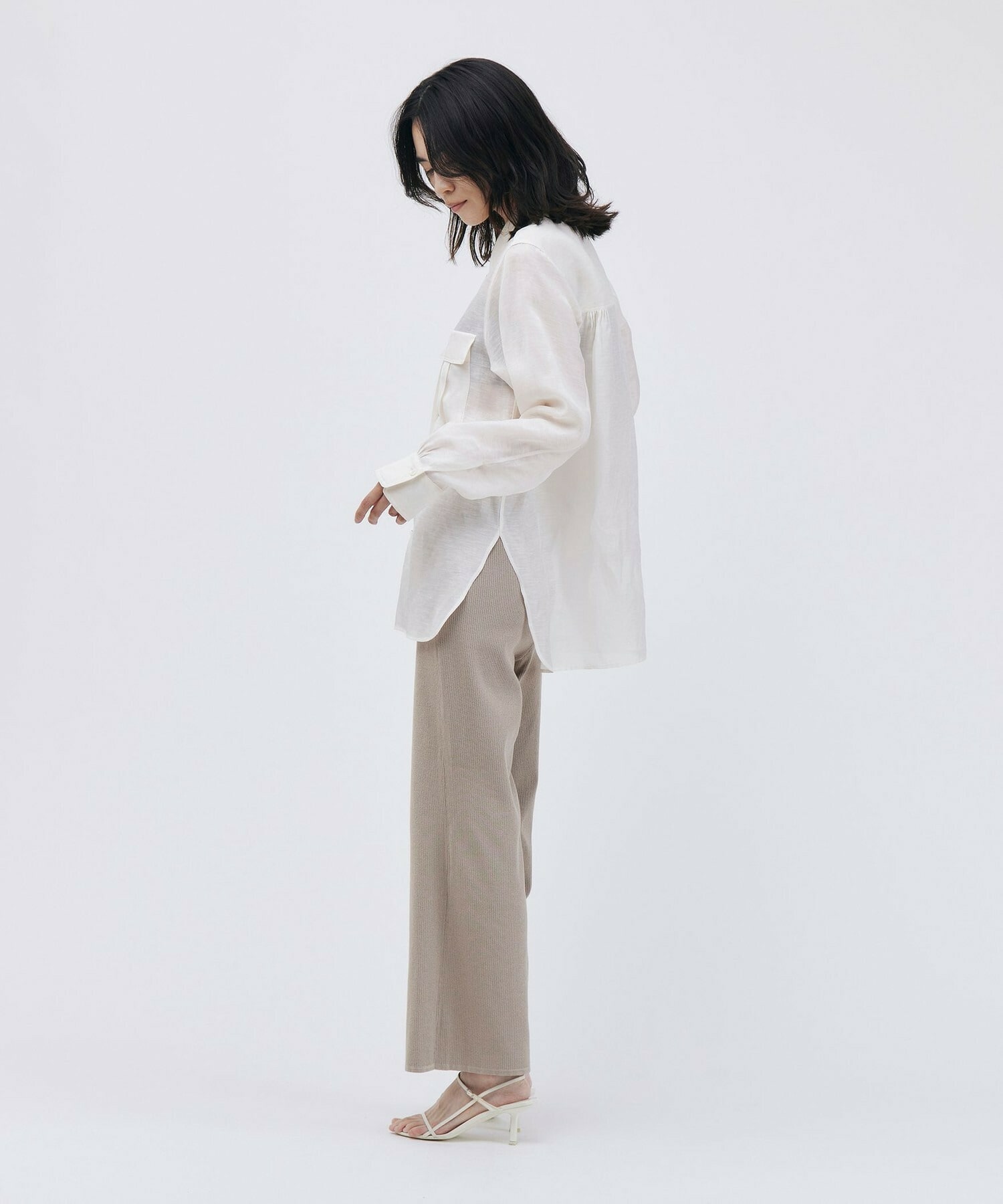 【unbilanc】トルクニットパンツ 詳細画像 ダークネイビー 8