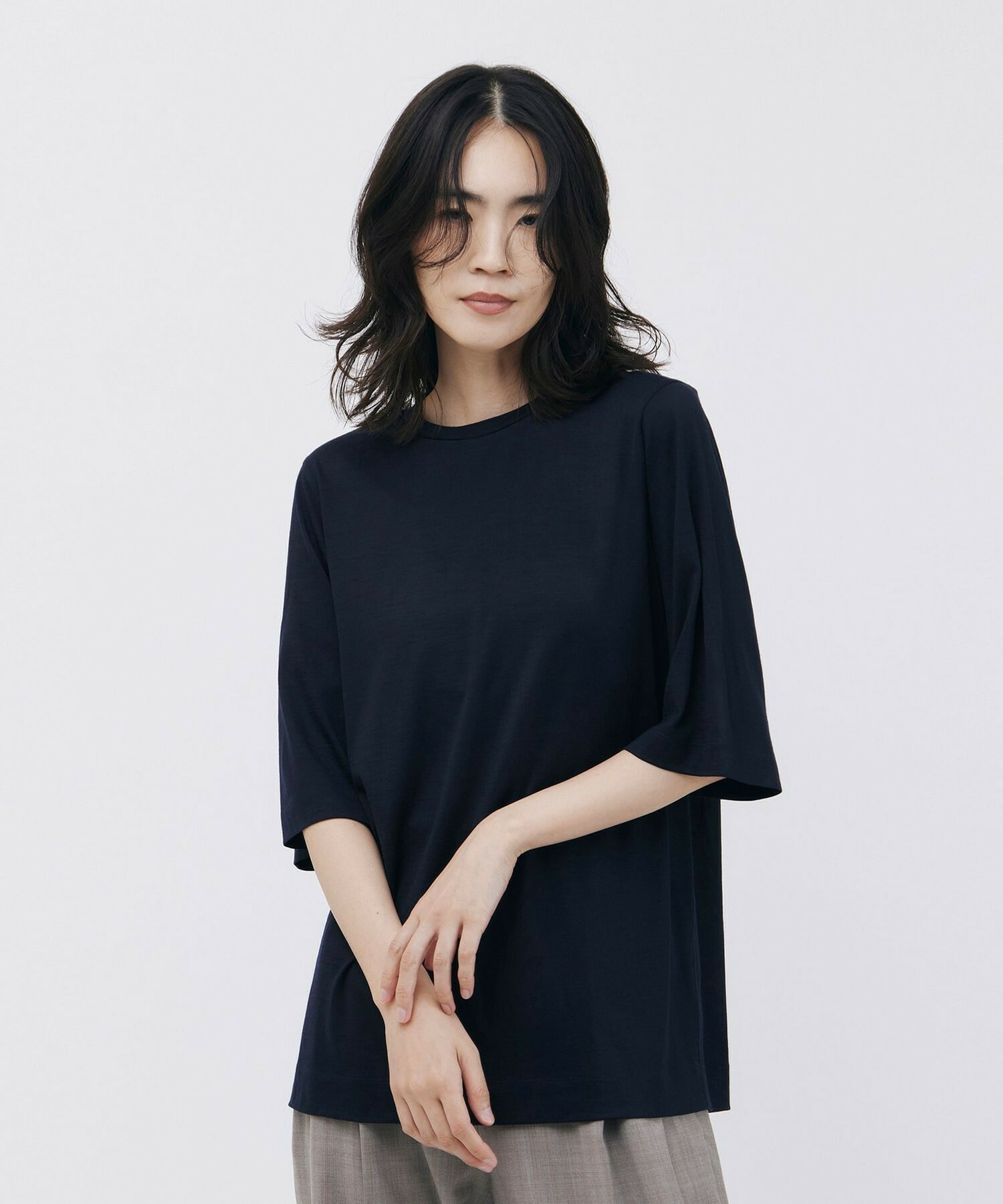 【unbilanc】ラナTシャツ 詳細画像 ネイビー 1