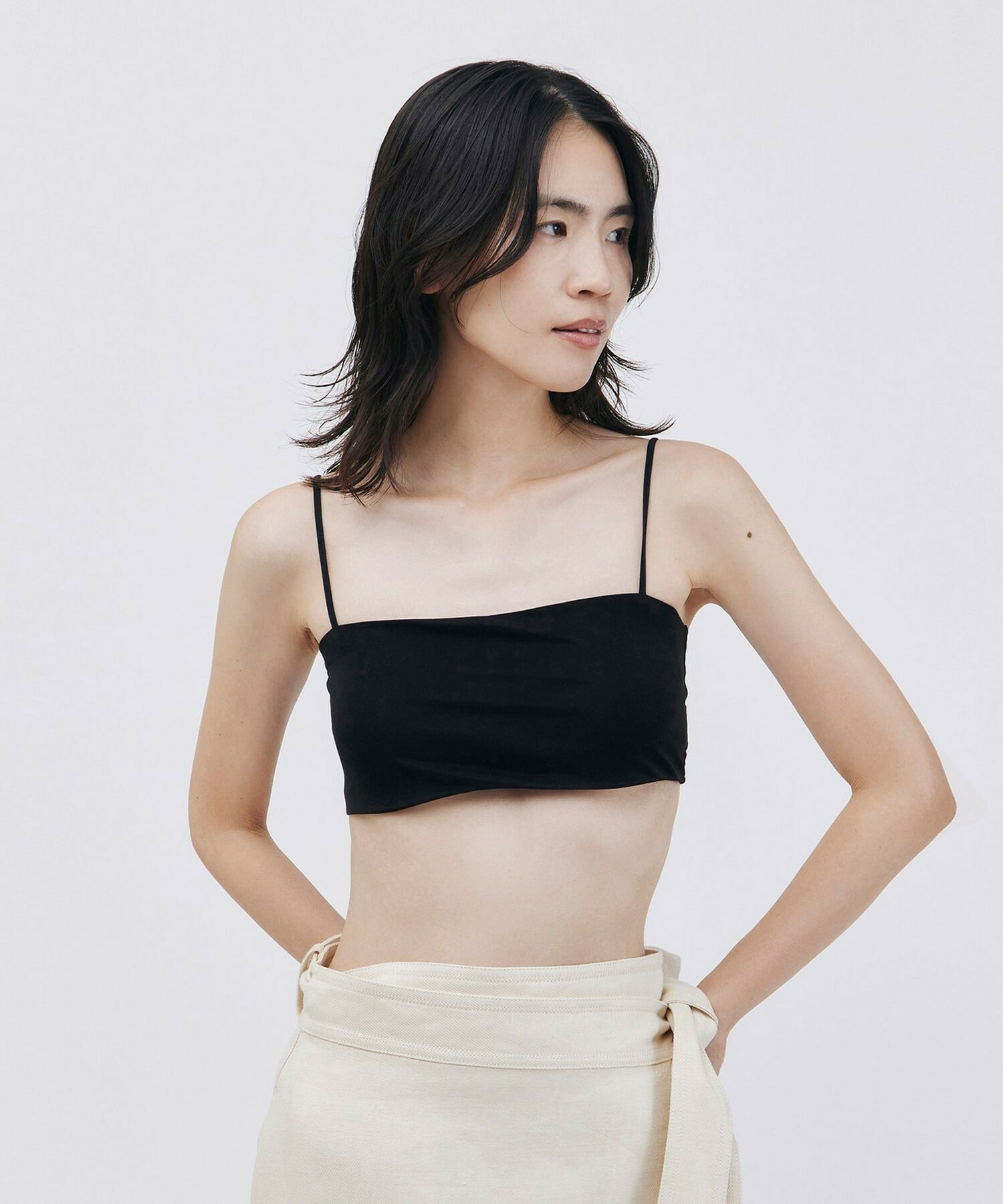 【unbilanc】ニードチューブトップ 詳細画像 ブラック 1