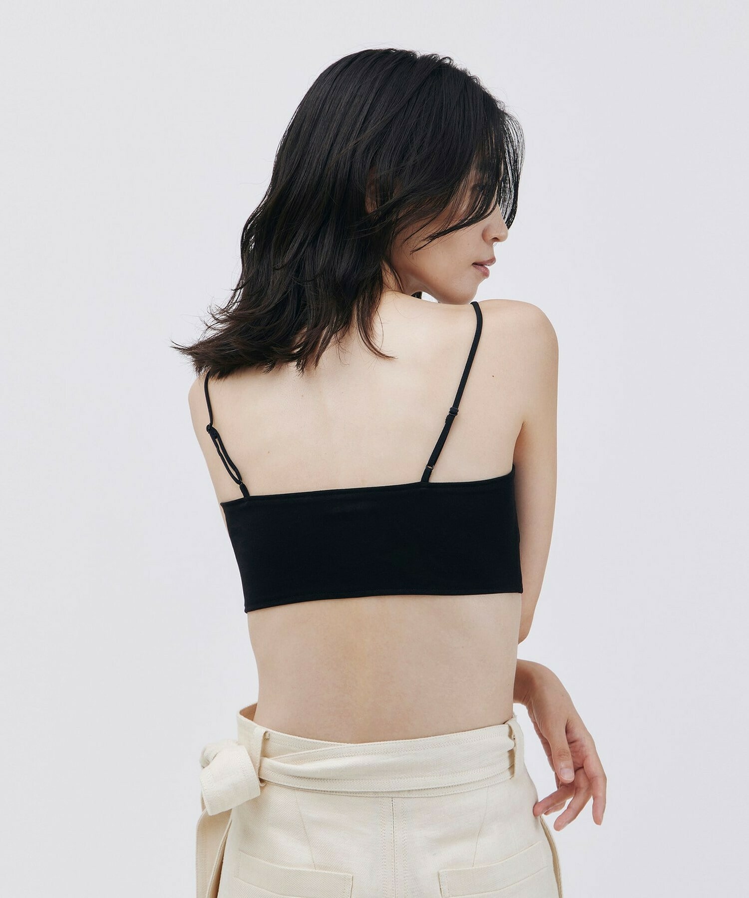 【unbilanc】ニードチューブトップ 詳細画像 ブラック 2