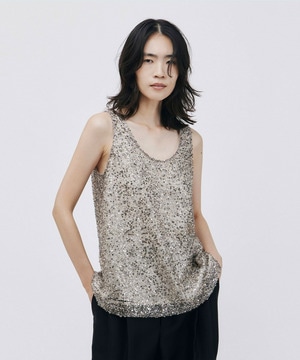 【unbilanc】シャングリラノースリーブ 詳細画像 グレー 1