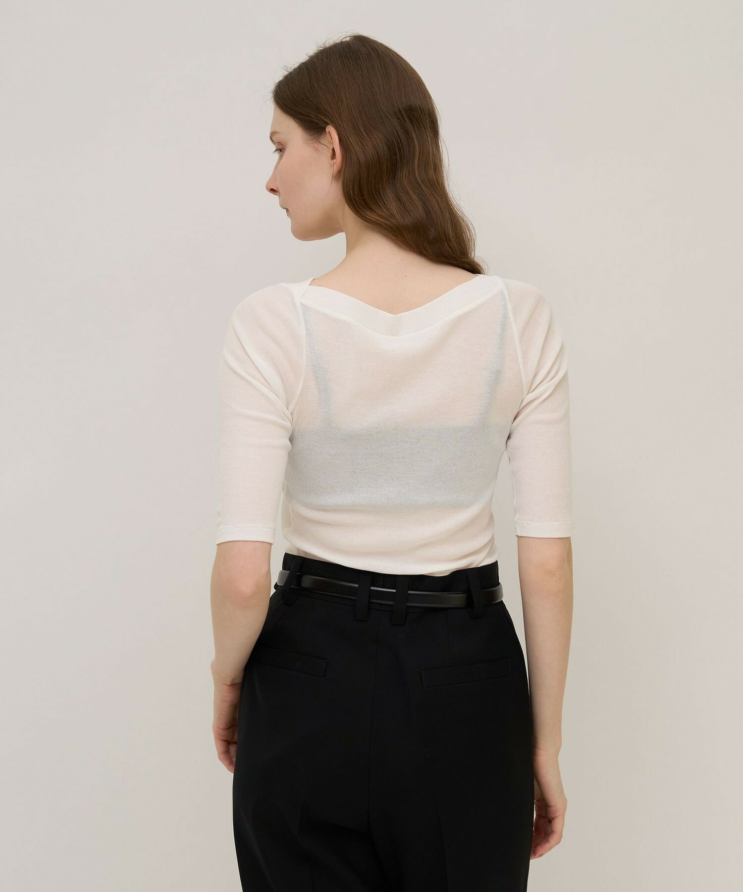 【unbilanc】テネルボートネック 詳細画像 ホワイト 11