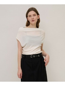 【unbilanc】テネルノースリーブ 詳細画像 ホワイト 8