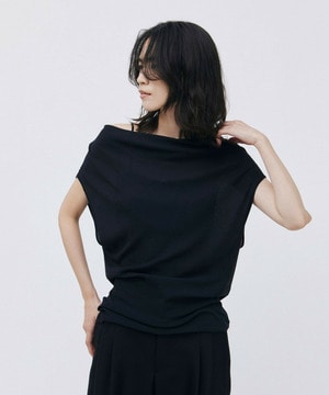 【unbilanc】テネルノースリーブ 詳細画像 ブラック 1