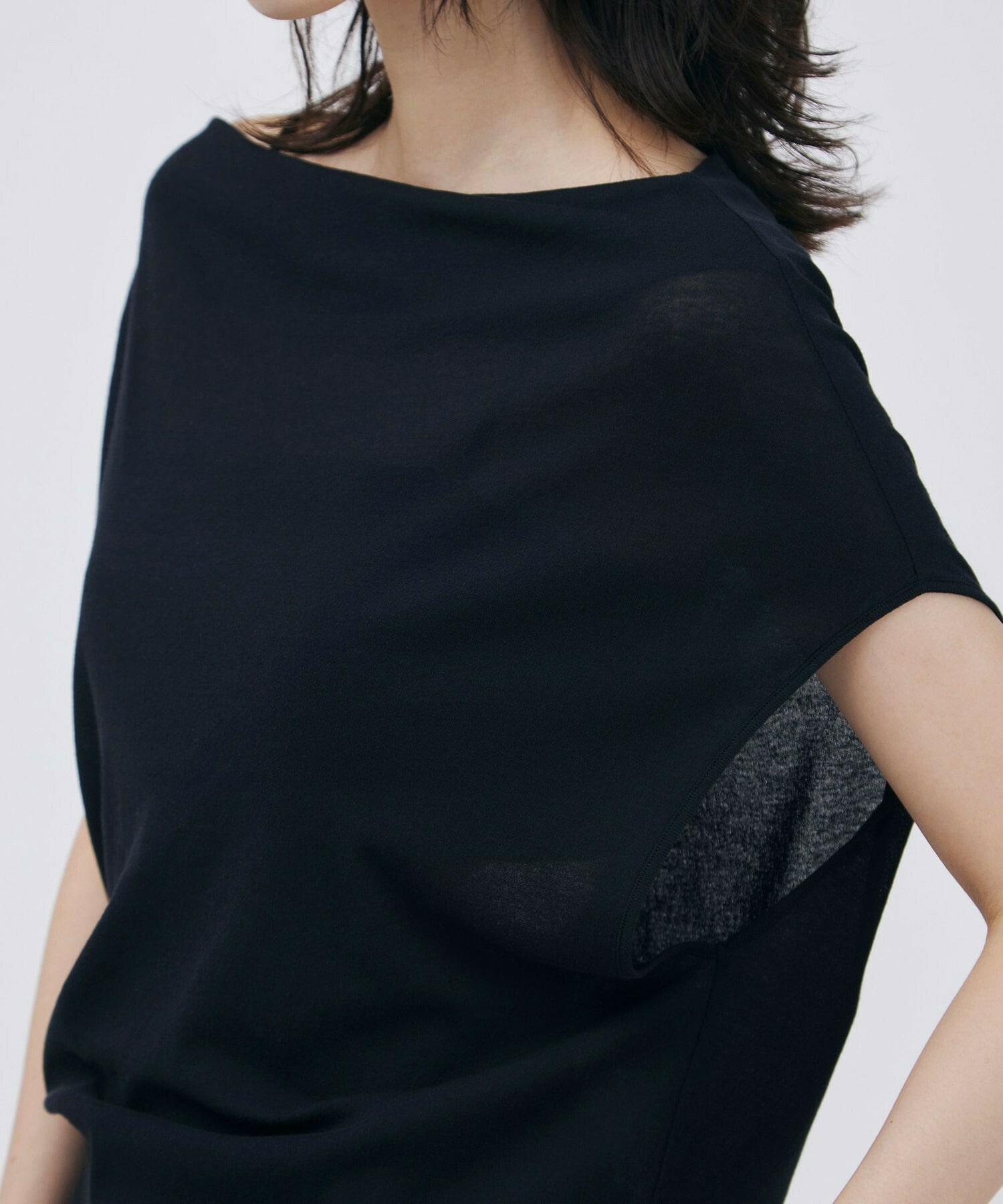 【unbilanc】テネルノースリーブ 詳細画像 ブラック 6