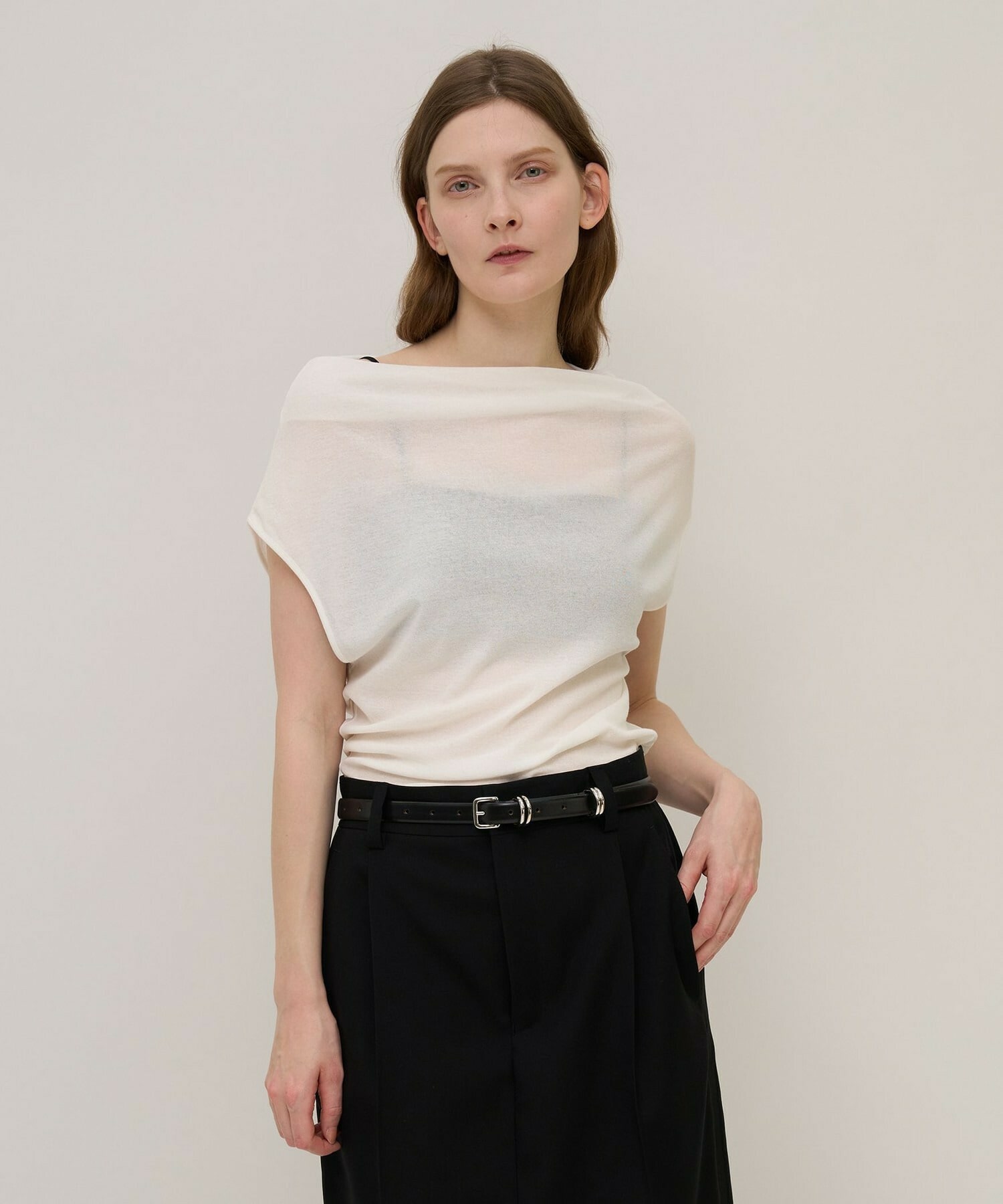 【unbilanc】テネルノースリーブ 詳細画像 ホワイト 8