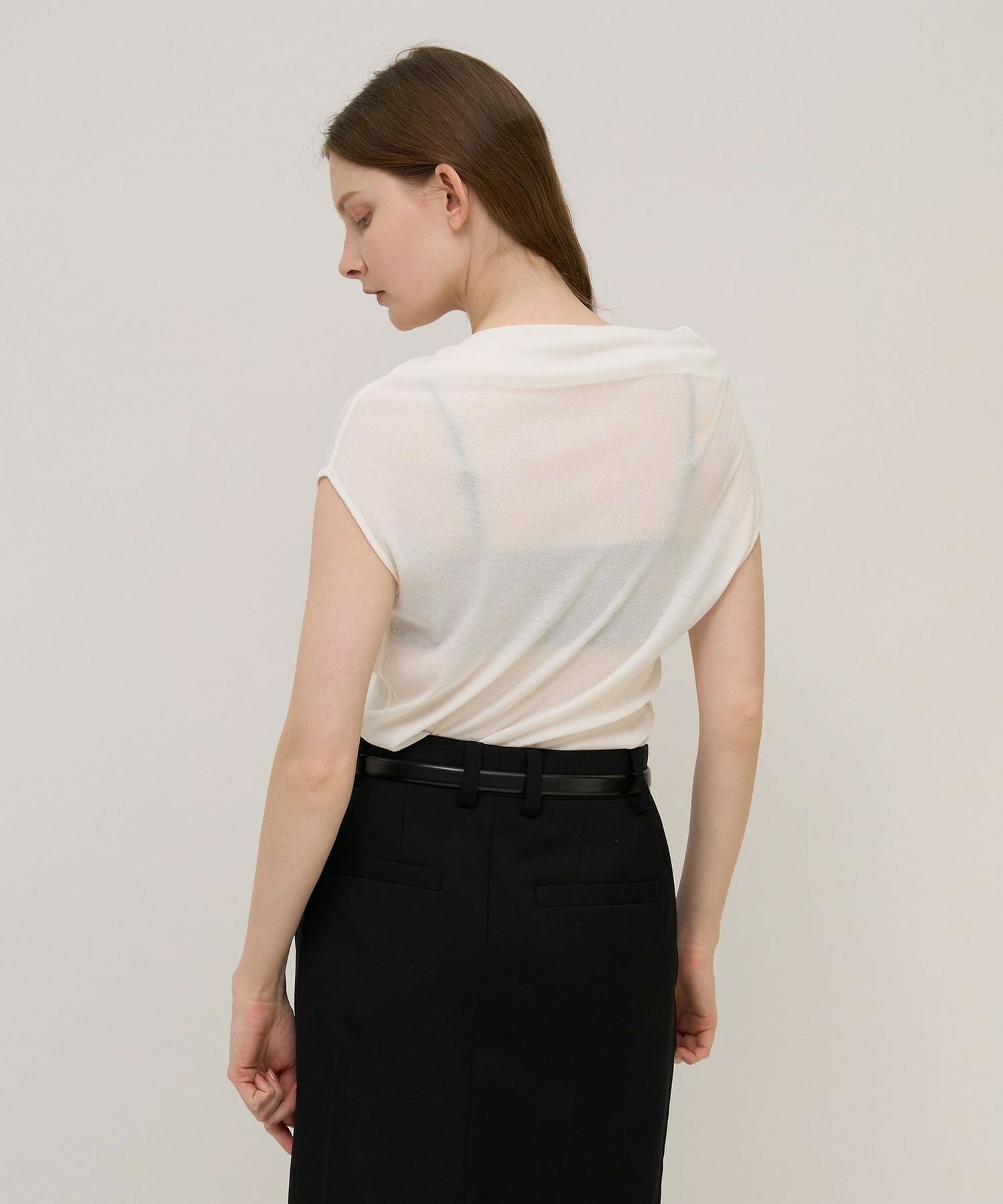 【unbilanc】テネルノースリーブ 詳細画像 ホワイト 9