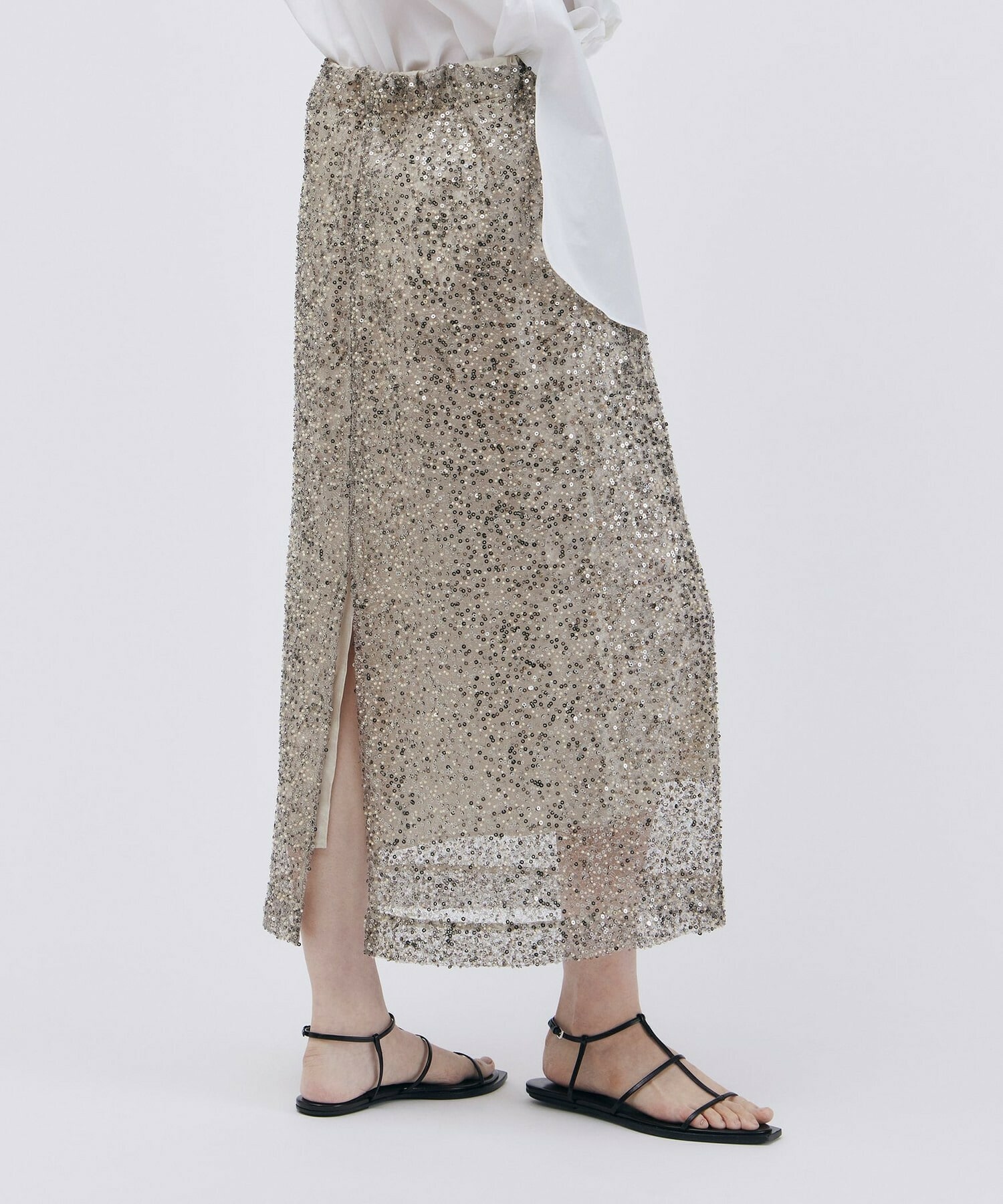 【unbilanc】シャングリラスカート 詳細画像 グレー 1