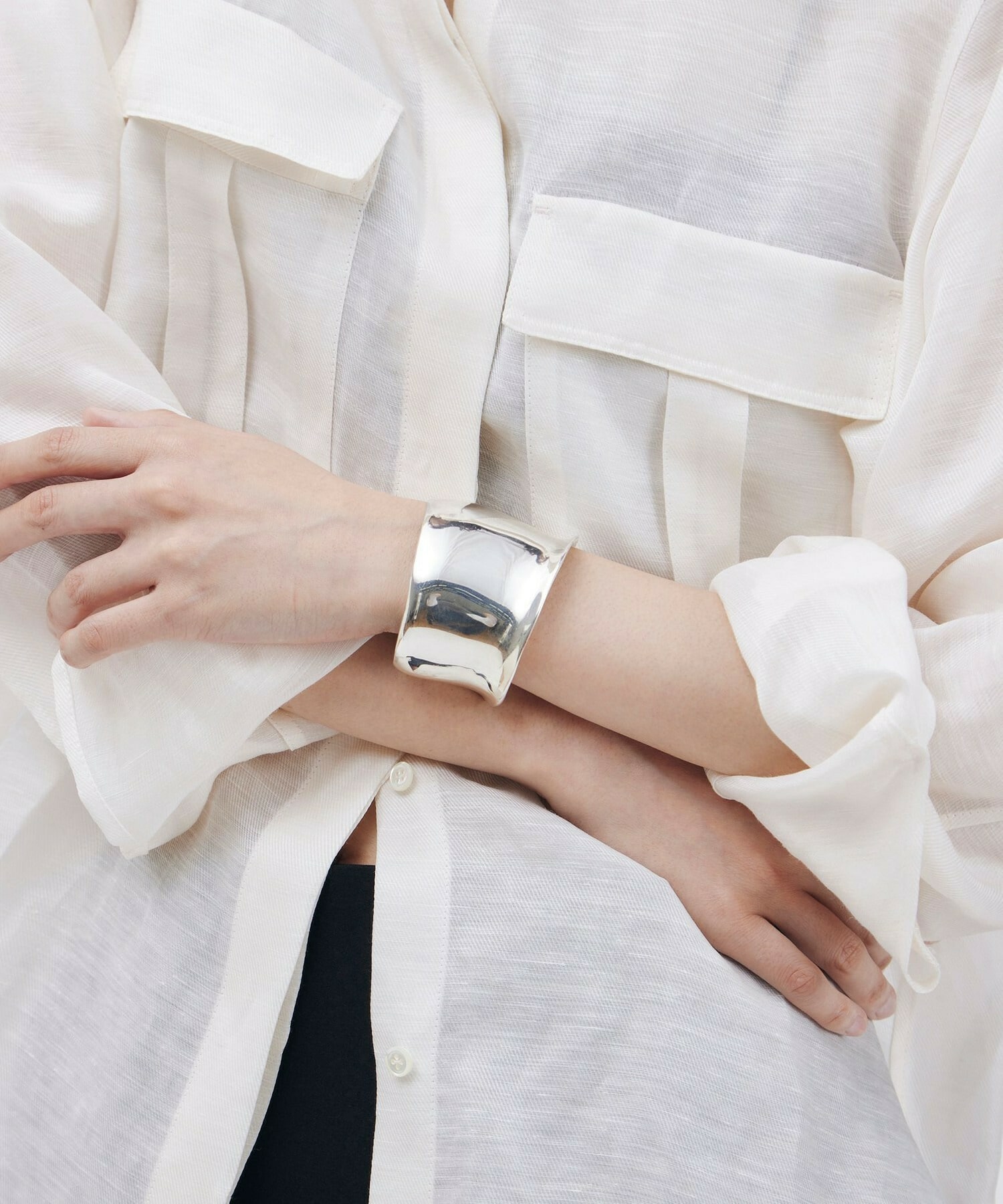 【unbilanc】＜JOAQUIN BERAO＞Bangle FLORA SV 01 Mサイズ 詳細画像 シルバー 1