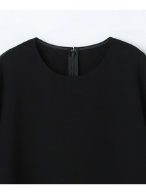 【L'EQUIPE】トリアセライトダブルクロスブラウス 詳細画像 ブラック 11