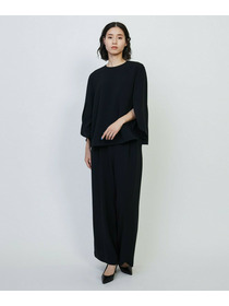 【L'EQUIPE】トリアセライトダブルクロスブラウス 詳細画像 ブラック 3