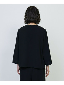 【L'EQUIPE】トリアセライトダブルクロスブラウス 詳細画像 ブラック 7