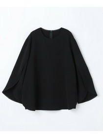 【L'EQUIPE】トリアセライトダブルクロスブラウス 詳細画像 ブラック 9