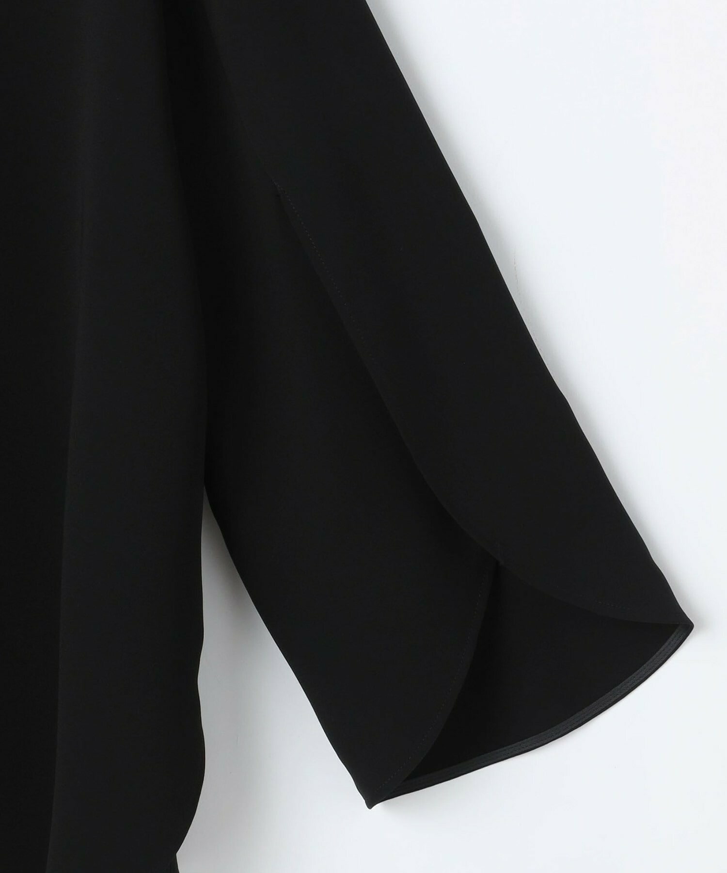 【L'EQUIPE】トリアセライトダブルクロスブラウス 詳細画像 ブラック 12