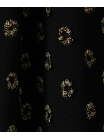 【L'EQUIPE】シフォンドット箔プリントワンピース 詳細画像 ブラック 13